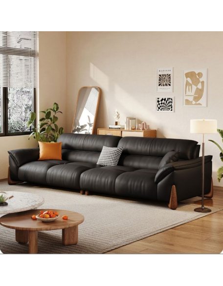 Italian style lambskin hippopotamus sofa home living room creative steel teeth sofa