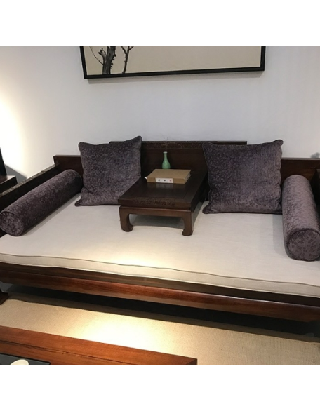 New Chinese style sofa modern Chinese retro living room