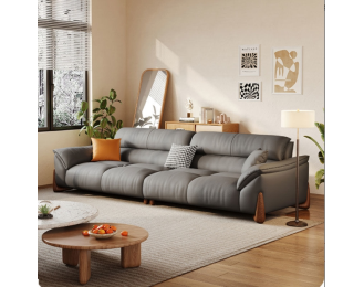 Italian style lambskin hippopotamus sofa home living room creative steel teeth sofa