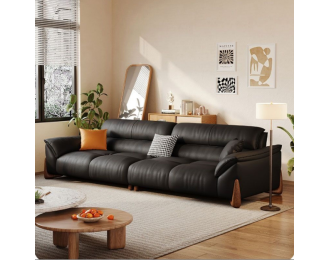 Italian style lambskin hippopotamus sofa home living room creative steel teeth sofa